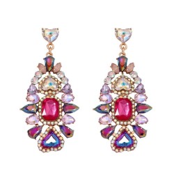 geometry diamond samll all-Purpose trend fashion earrings Earring woman