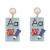 occidental style style fashion trend all-Purpose earrings Earring woman