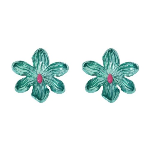  occidental style enamel flowers all-Purpose trend fashion samll earrings Earring
