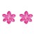  occidental style enamel flowers all-Purpose trend fashion samll earrings Earring