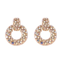  occidental style geometry diamond all-Purpose trend fashion leisure earrings ..