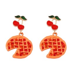 occidental style fashion cherry pendant pendant personality creative lady fash..