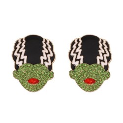  geometry diamond lovely all-Purpose temperament leisure earrings Earring woma..