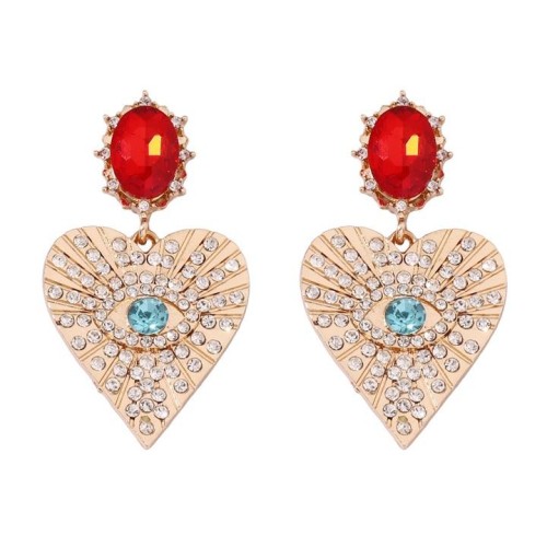  love eyes diamond all-Purpose temperament leisure earrings Earring woman