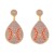  occidental style Oval Olives Pearl temperament all-Purpose trend fashion earrings Earring woman