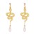  snake Pearl temperament all-Purpose fashion trend style earrings