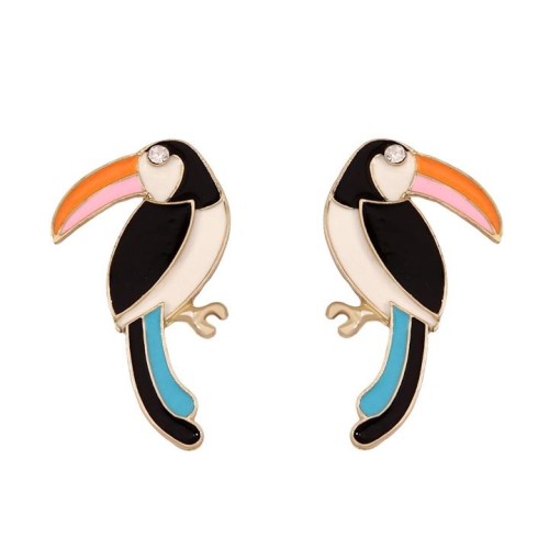 exaggerating occidental style creative lady samll big fashion personality earrings