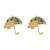 occidental style exaggerating style embed Rhinestone lady fashion temperament Modeling personality earrings