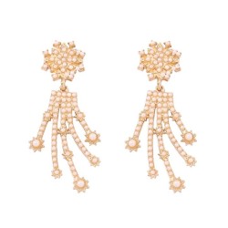 exaggerating style fashion embed Pearl lady pendant temperament luxurious crea..