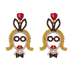  samll diamond Pearl all-Purpose temperament leisure earrings Earring woman