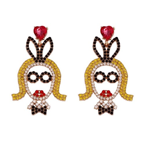  samll diamond Pearl all-Purpose temperament leisure earrings Earring woman