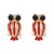 Earring diamond owl occidental style all-Purpose trend fashion earrings woman