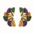  geometry flowers trend all-Purpose ear stud woman