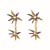  geometry flowers trend all-Purpose ear stud woman
