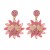  sun flower diamond Pearl all-Purpose trend fashion earrings Earring woman