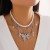 occidental style beads samllyk butterfly wind more necklace
