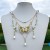 occidental style beads samllyk butterfly wind more necklace