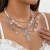occidental style beads samllyk butterfly wind more necklace