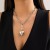occidental style brief windY buckle short style clavicle chain  lovenecklace necklace woman
