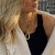 occidental style  trend personality aluminum chain multilayer necklace  fashion geometry Metal buckl