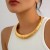 occidental style  punk exaggerating snake Africa Collar  geometry Metal clavicle