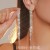   fully-jewelled black long tassel earrings  Rhinestone earrings fashion diamond Earring