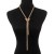 occidental style briefY geometry necklace  personality tassel fashion chain woman