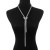 occidental style briefY geometry necklace  personality tassel fashion chain woman