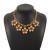 occidental style palace wind creative three-dimensional flowers necklace  retro temperament brief 