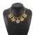 occidental style palace wind creative three-dimensional flowers necklace  retro temperament brief 