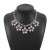 occidental style palace wind creative three-dimensional flowers necklace  retro temperament brief 