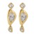 E occidental style wind exaggerating zircon geometry earring  high Irregular retro earrings