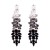 occidental style long style retro tassel ear stud woman wedding fully-jewelled Bohemian style earrings super exagge