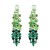 occidental style long style retro tassel ear stud woman wedding fully-jewelled Bohemian style earrings super exagge