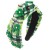 trend day Headband flowers Cloth Pearl glass diamond temperament samll