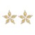  occidental style earrings fully-jewelled flowers ear stud lady trend Alloy embed Pearl flowers style