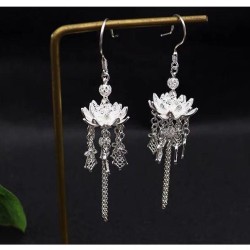  new earrings long style tassel earring wind temperament bride Earring