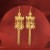  new earrings long style tassel earring wind temperament bride Earring