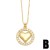  embed zircon love necklace woman temperament all-Purpose clavicle chainnkb