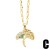  starfish pendant necklace occidental style fashion all-Purpose embed zircon clavicle chainnkb