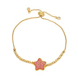 bracelet womanins wind occidental style brief Five-pointed star gilded bracele..