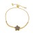 bracelet womanins wind occidental style brief Five-pointed star gilded braceletbrc