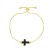 occidental style fashion cross bracelet woman samll high gilded braceletbrc