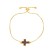occidental style fashion cross bracelet woman samll high gilded braceletbrc