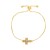 occidental style fashion cross bracelet woman samll high gilded braceletbrc