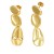  brief fashion Irregular earrings pendant woman temperament all-Purpose high retro ear studerx