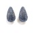 occidental style drop ear stud fully-jewelled super drop earrings woman high Earring
