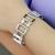 occidental style hollow bangle width Alloy female personality wind exaggerating wind