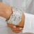 occidental style punk exaggerating Metal surface bangle woman personality Irregular openingracelet