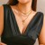 occidental style  personality Five-pointed star pendant necklace set  punk chainO bucklenecklace